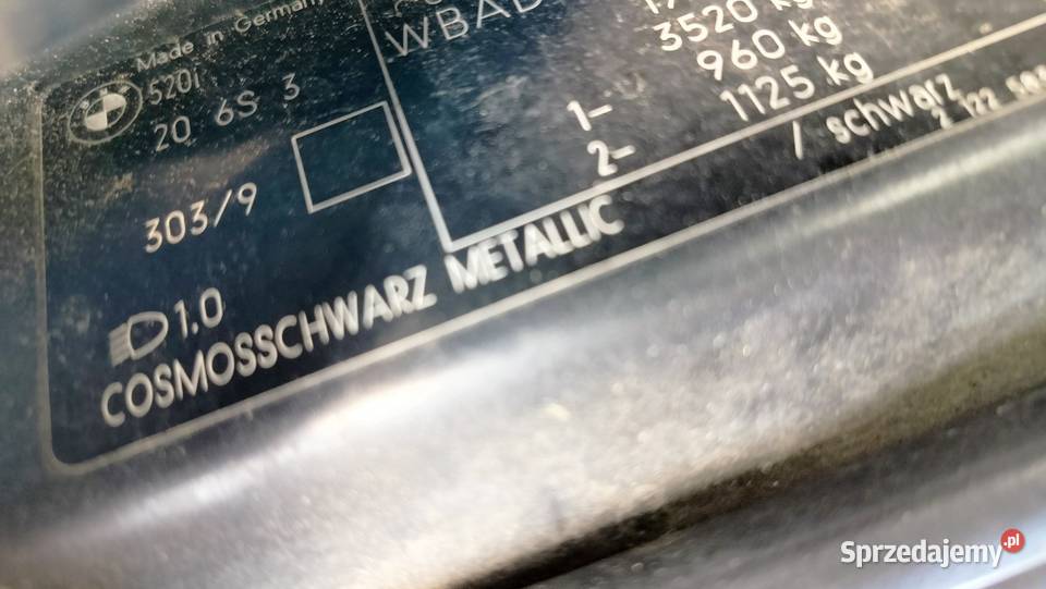 Bmw e39 klamka drzwi przód lewa Europa Aleksandrów Łódzki