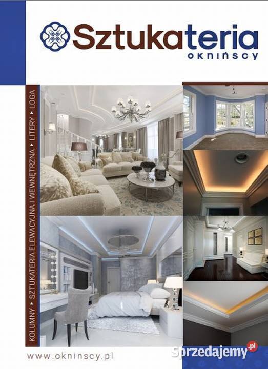 Listwa styropianowa sufitowa zabudowa karnisza mazowieckie Warszawa