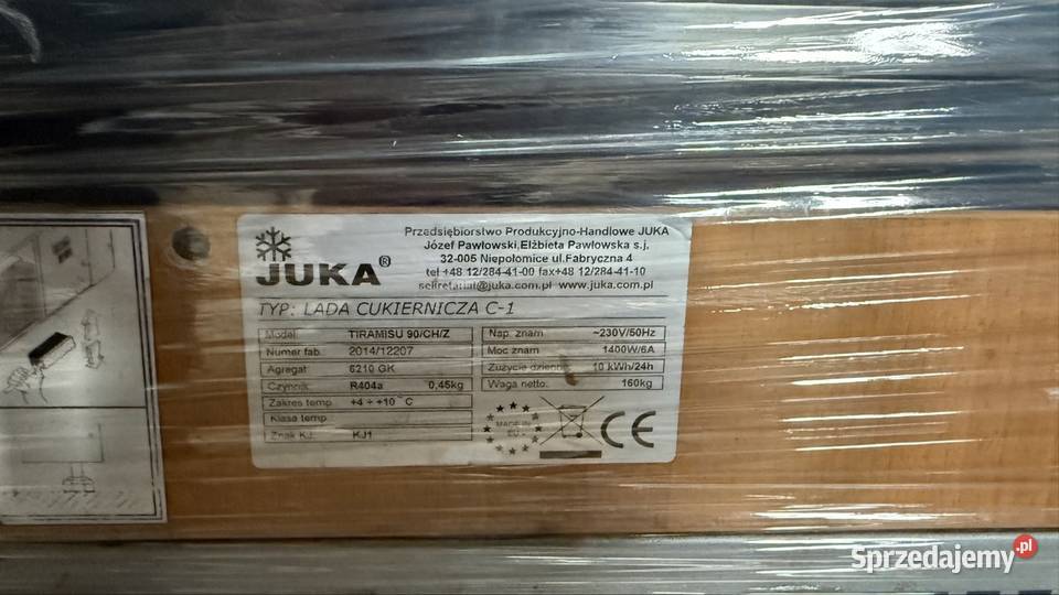 Lada chlodnicza cukiernicza Juka Gastronomia Mielec