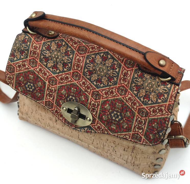 Listonoszka korkowa z klapą ELENA korek małopolskie