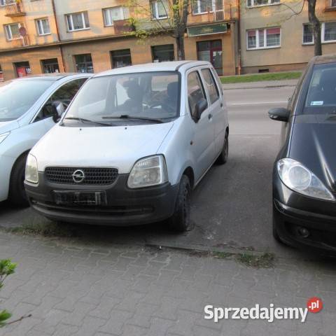 Opel Agila 2003r 10 srebrny metalic rejestracja Agila sprzedam