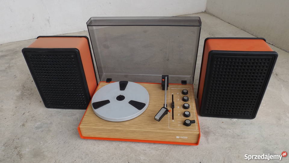 Gramofon unitra z głośnikami WG 417 Grodziczno