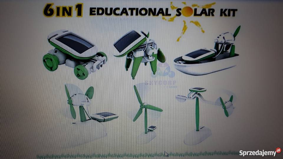 6w1 EDUKACYJNY ROBOT SOLARNY SOLAR prezent Grodzisk Mazowiecki