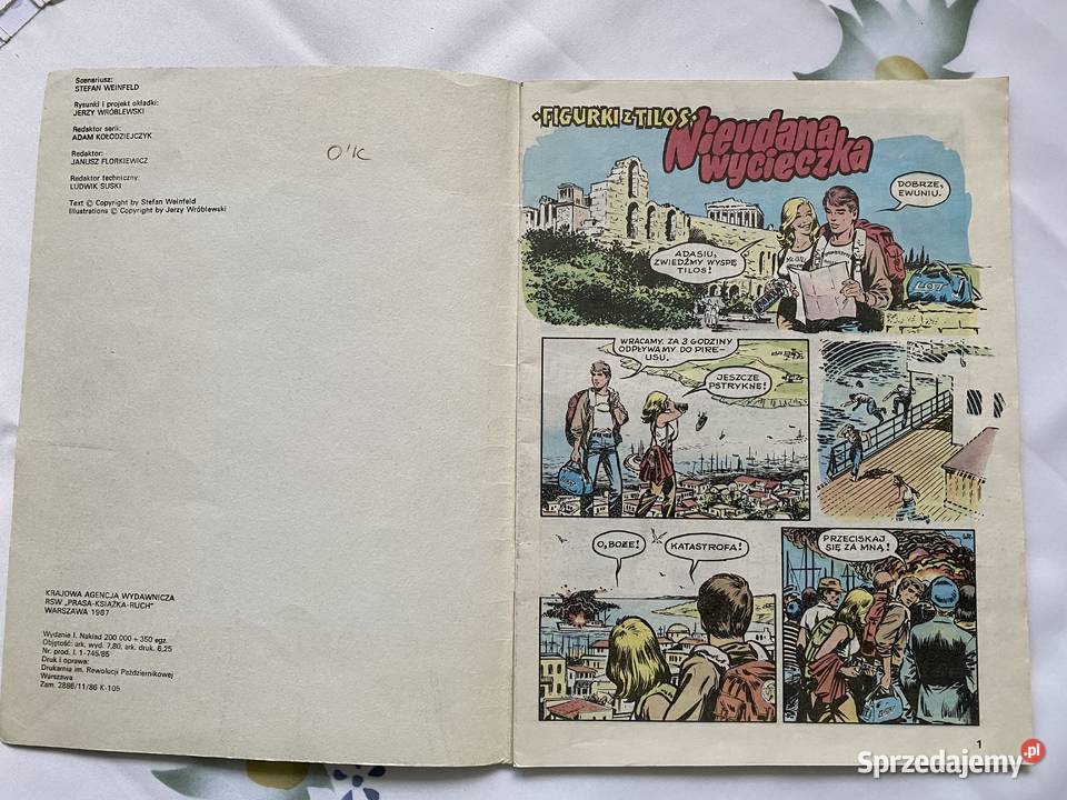 Figurki z Tiloskomiks Rok wydania 1987 Lublin