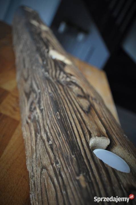Lampa wisząca z belki drewnianej LOFT Wemadeit Bytom sprzedam