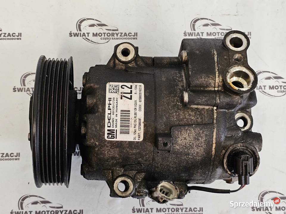 CORSA ASTRA MERIVA 14 TURBO A14NEL 120 sprężarka