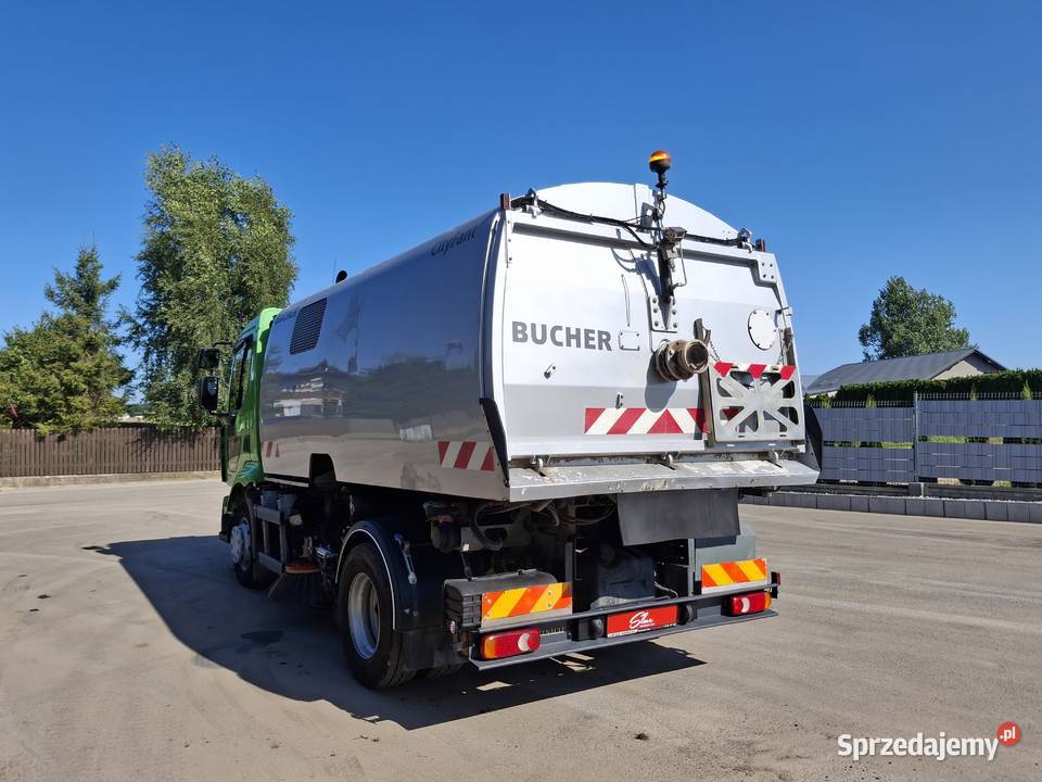 Renault Midlum 270 DXI Zamiatarka BUCHER wspomaganie kierownicy Sierakowice