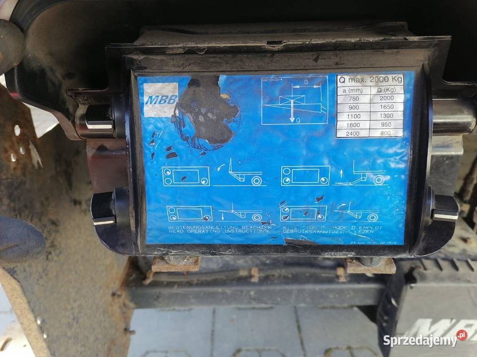 Winda załadowcza podest MB Hubfix 2000K Motoryzacja sprzedam
