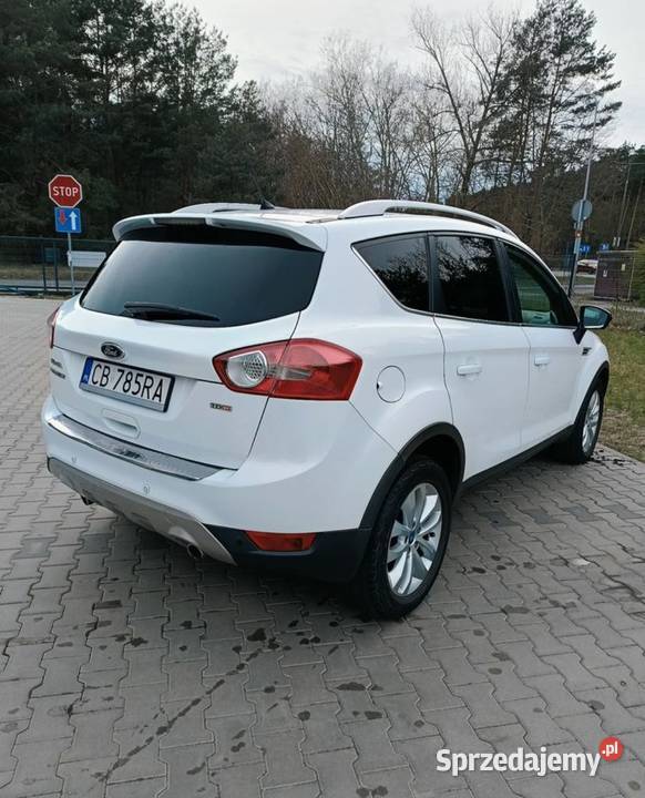 Ford Kuga 2011 20 TDCi 140 zadbany biały Bydgoszcz