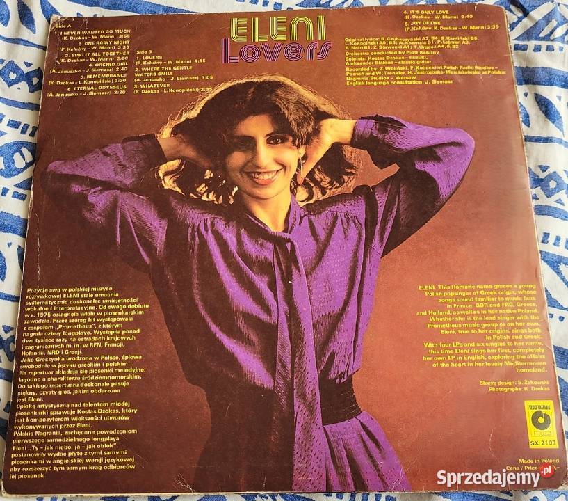 Eleni Lovers płyta winylowa z roku 1982 Chełmno