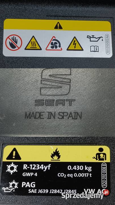 SEAT ARONA I 17 OSŁONA PASA PRZÓD 6F9853655A Pleszew