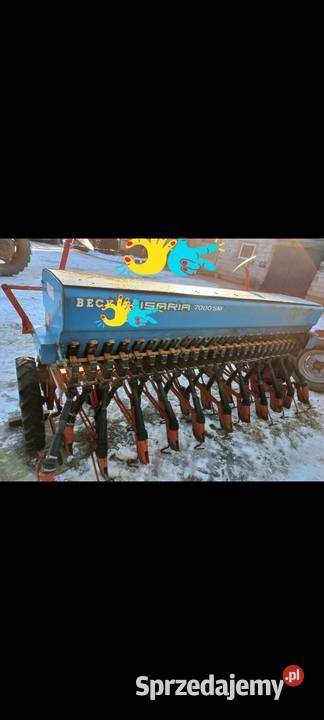Siewnik zbożowy isaria 3m ecer 7000sm nieuszkodzony Gąbin
