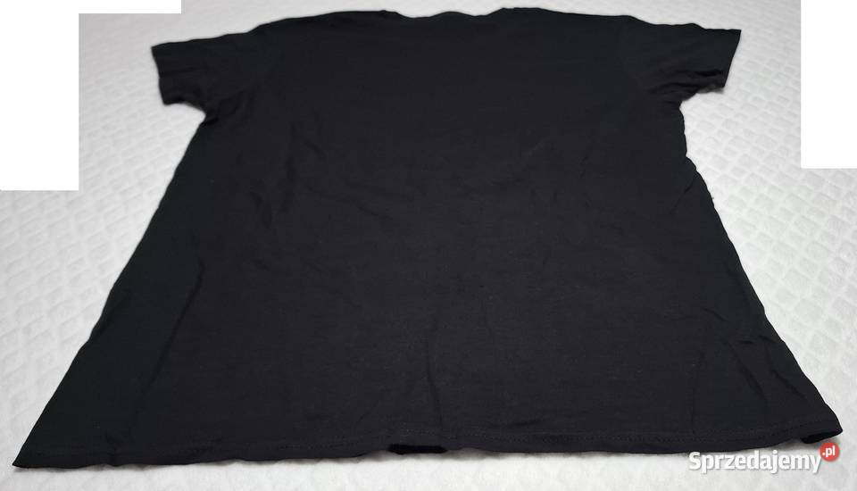 Koszulka krótki rękaw Tshirt czarna Amazon Sols Czeladź