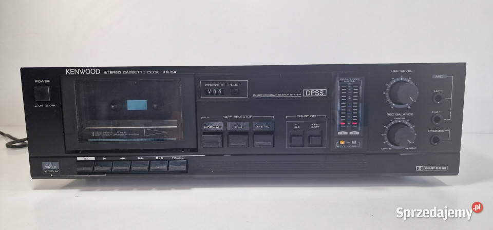 Magnetofon Kenwood KX54 casette deck wielkopolskie Międzychód sprzedam