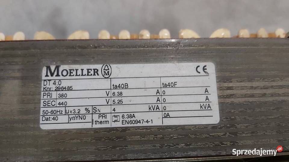 Dławik sieciowy trójfazowy Moeller DT 40 296485 Wyszków