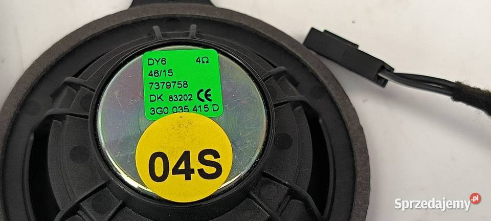 GŁOŚNIK VOLKSWAGEN PASSAT B8 RLINE 3G0035415D Lipno