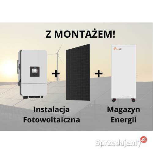 Instalacja Fotowoltaiczna 6kW + Magazyn Energii 15kWh + MONTAŻ DOTACJA Kielce