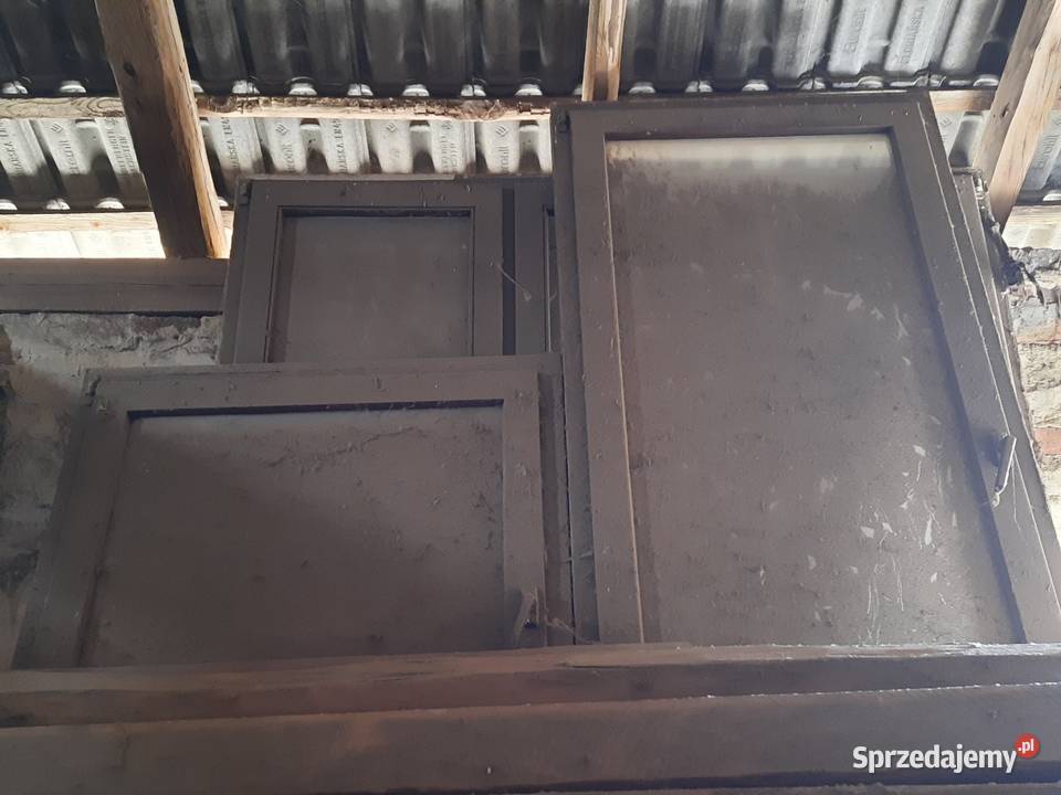 Okna z demontażu drewniane ramy szklarnia Gorzów Śląski