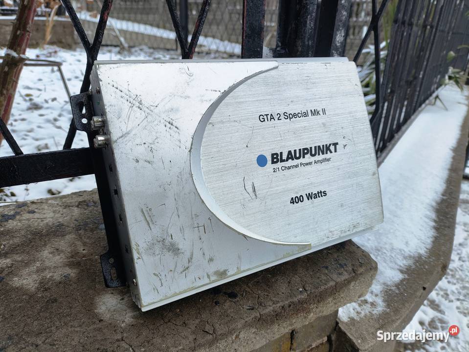 Wzmacniacz samochodowy 2 kanałowy Blaupunkt GTA Blaupunkt Niegowonice