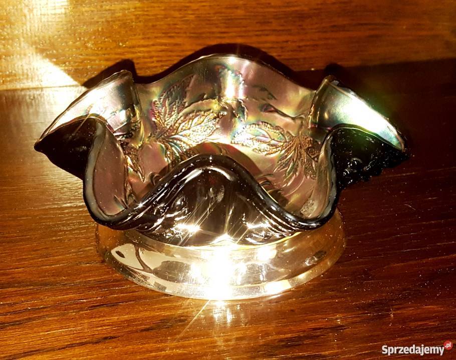 Paterka opalizująca na srebrzonej podstawie Gdynia sprzedam