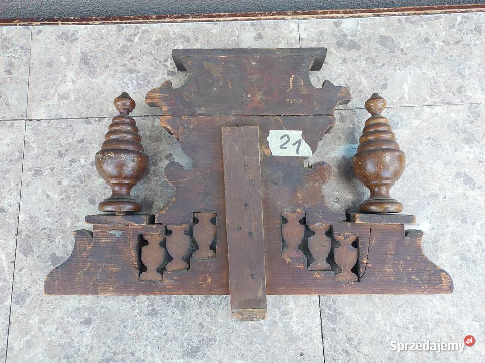 21 korona starego zegara ściennego szerokość 385 Antyki Antyki, Sztuka, Kolekcje Tczew