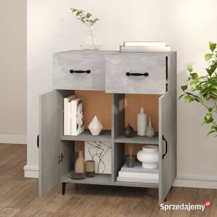 Szafka szarość betonu 695x34x90 materiał Warszawa