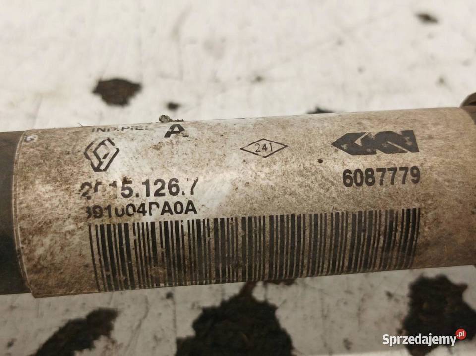 PÓŁOŚ PRAWY PRZÓD 12 TCE 130 391004PA0A Renault świętokrzyskie sprzedam