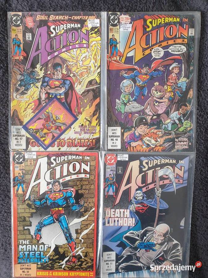 Superman in Action Comics kolekcja 31 komiksów Gdynia