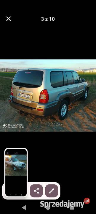 HYUNDAI TERRACAN 4x4 29 CRDi 163 2900cm3 Kłodzko