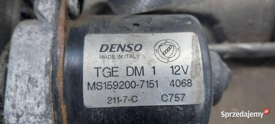 Mechanizm wycieraczek MS1592007151 Fiat Panda II zachodniopomorskie Szczecin sprzedam