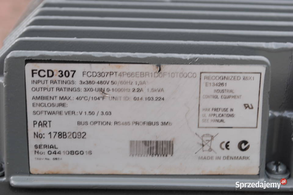 Motoreduktor kątowy 075kw 078obrmin z hamulcem Kargowa