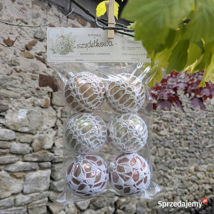 ZESTAW BOMBEK SZYDEŁKOWYCH 6 nowe handmade łódzkie Gomunice