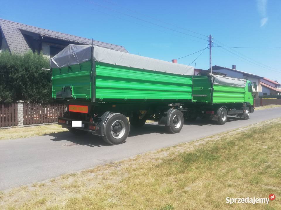 man 12220 wywrotka z przyczepa wywrotka zestaw sprzedam