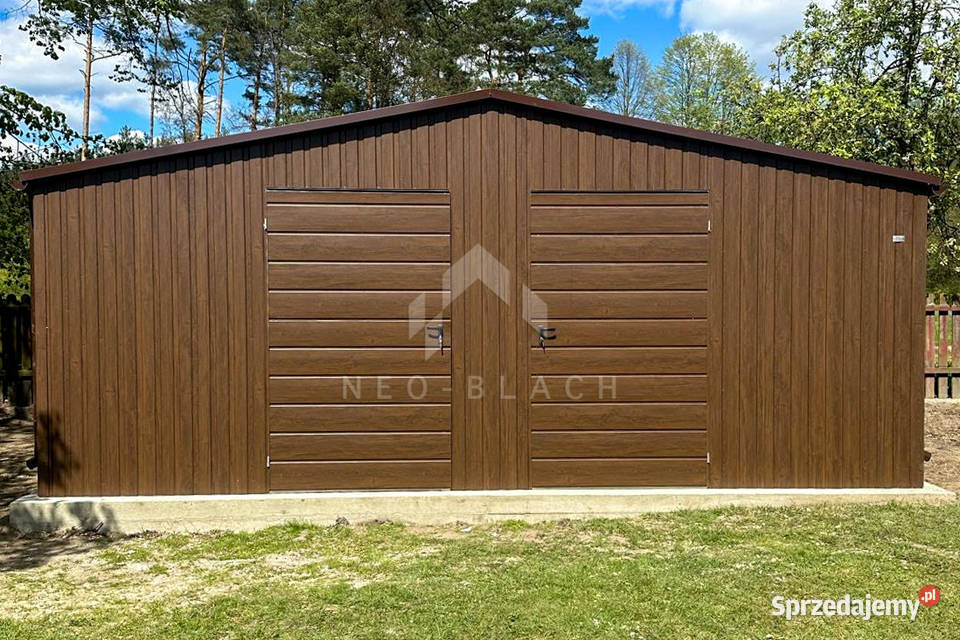 Schowek Domek Ogrodowy 6x4m 2x drzwi Ciemny Chojnice