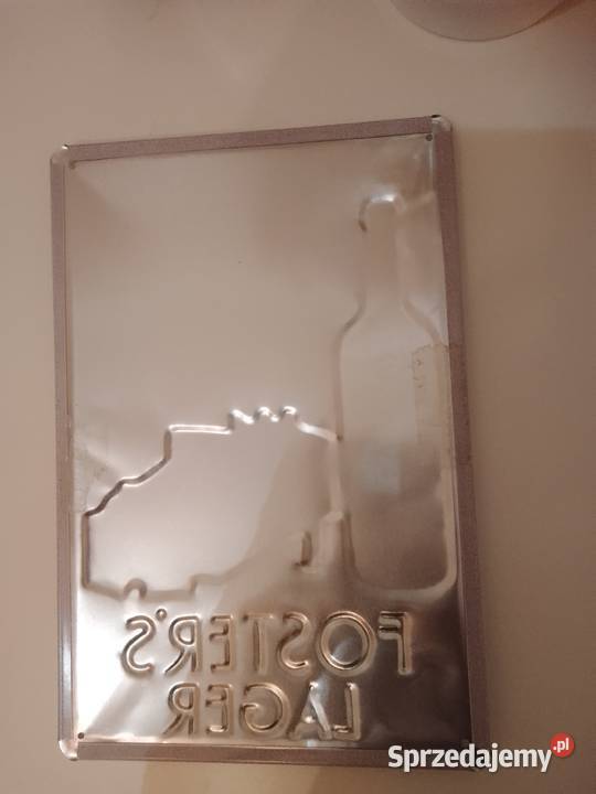 Reklama blaszana piwo wypukła mazowieckie sprzedam