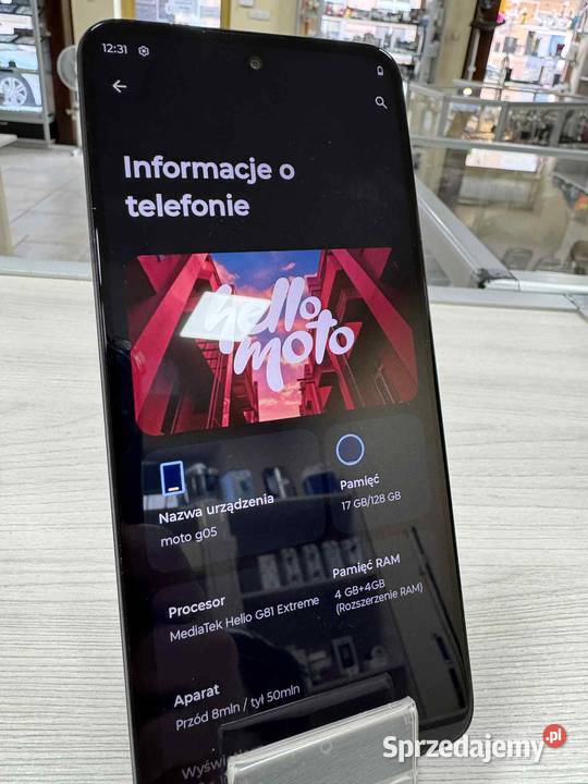 Smartfon Motorola moto g05 4128GB Elbląg sprzedam