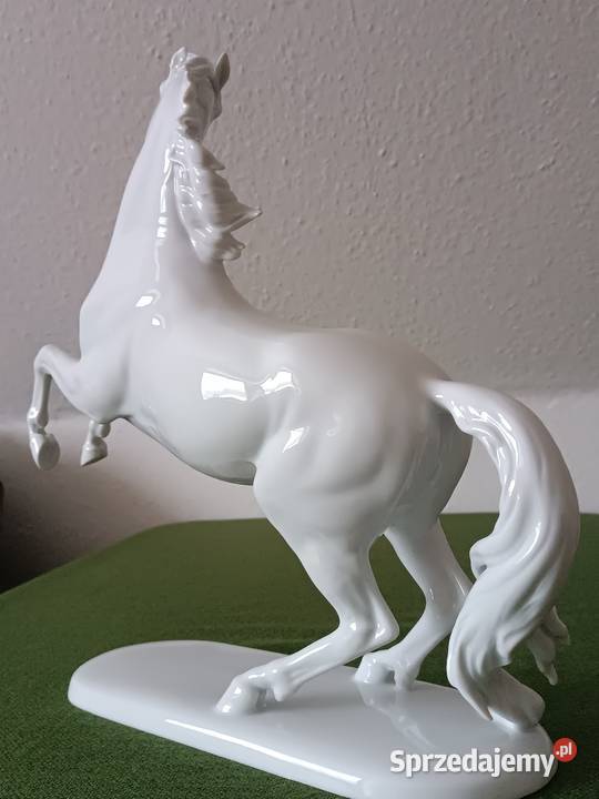 Duża figurka konia porcelana Rosenthal małopolskie Gorlice