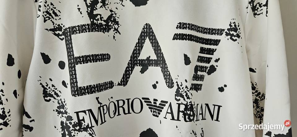 Armani bluza EA7 XL biała czarna Exchange Konstancin-Jeziorna