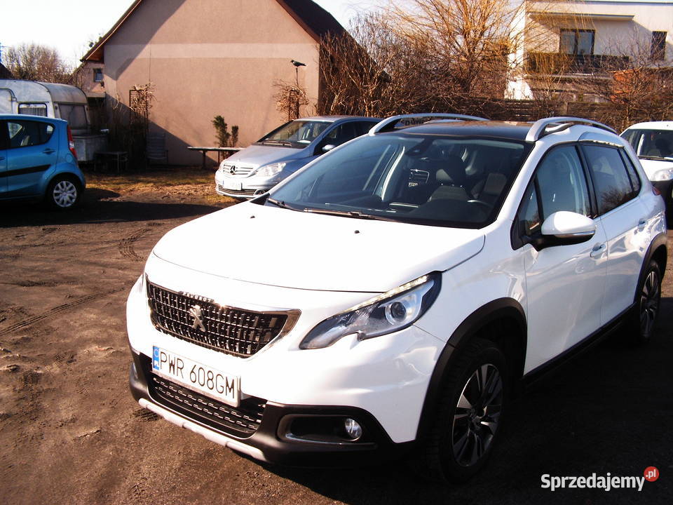Peugeot 2008 12 etylina 2018 r elektrochrom. lusterka boczne wielkopolskie Września sprzedam