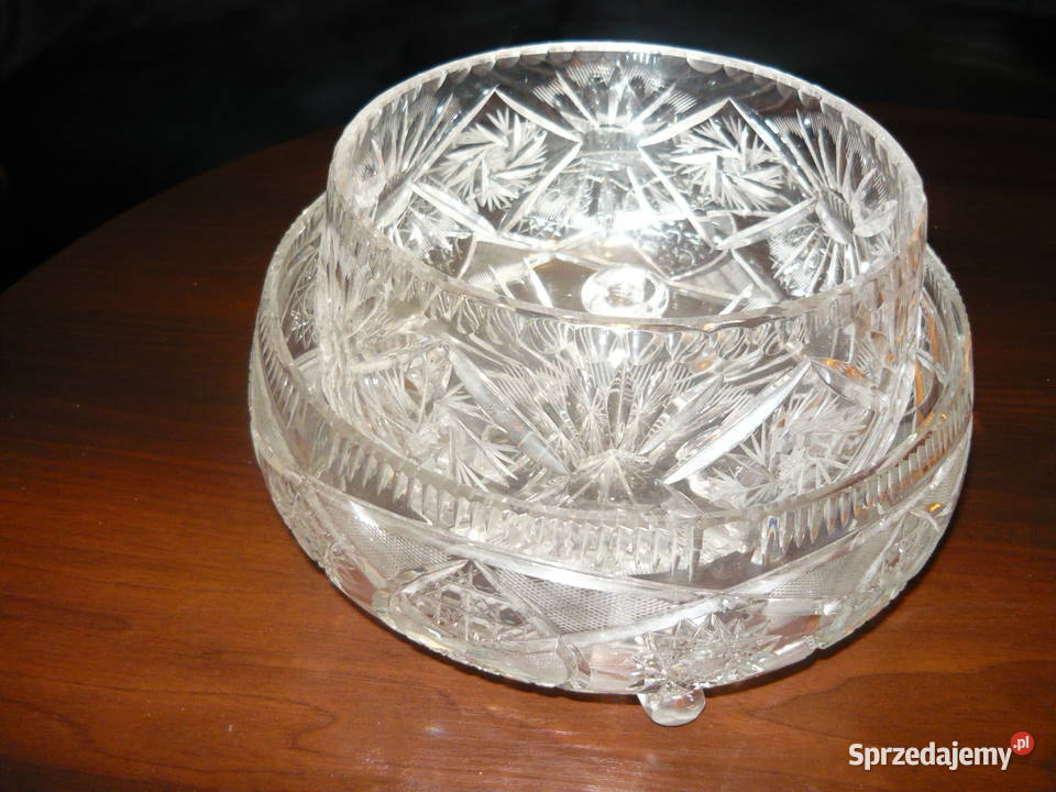 Salatery kryształowe Myszków sprzedam