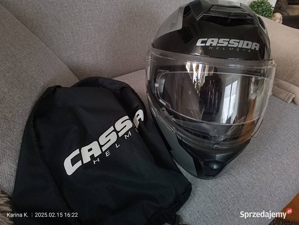 Kask otwierany na motor skuter Cassida Velocity Gliwice sprzedam