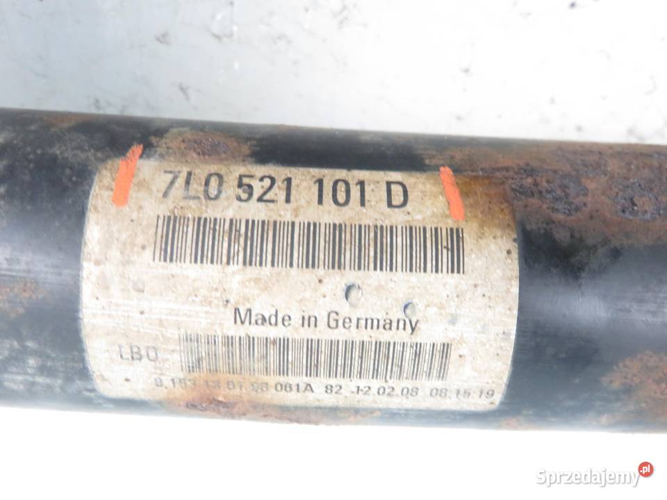 WAŁ NAPĘDOWY PORSCHE CAYENNE I Turbo S 45 Wały napędowe