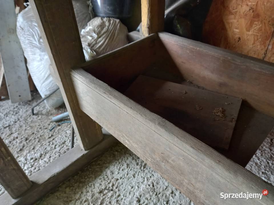 Stół stolarski PRL dobrze zachowany Smyków