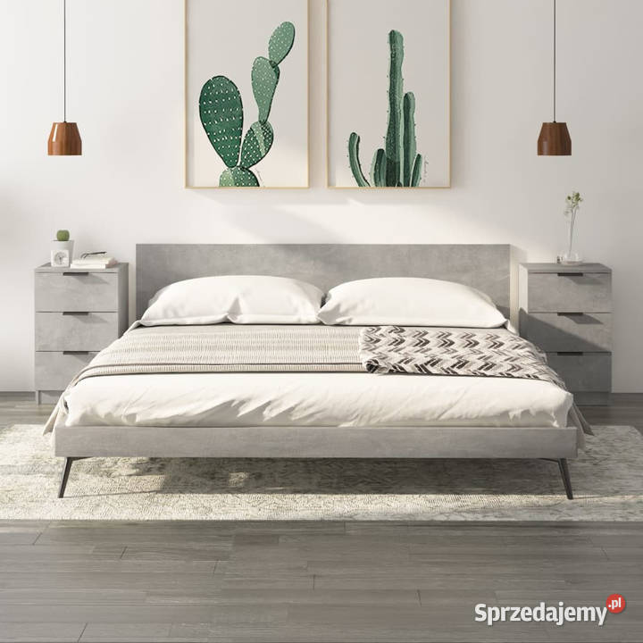 Szafki nocne 2 szarość betonu 40x36x65 WM811277 Warszawa