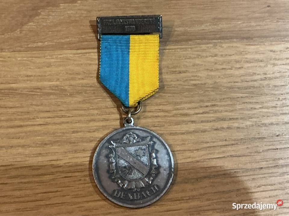 Stary Medal Order 1970 Niemcy Nowa Sól
