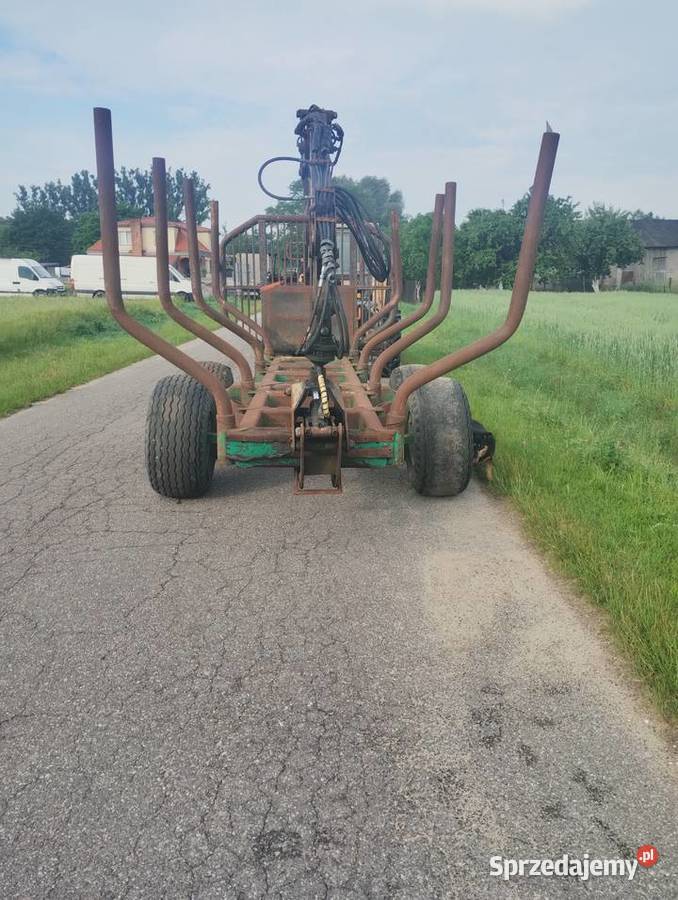 Przyczepa leśna 10 ton łódzkie Piaszczyce