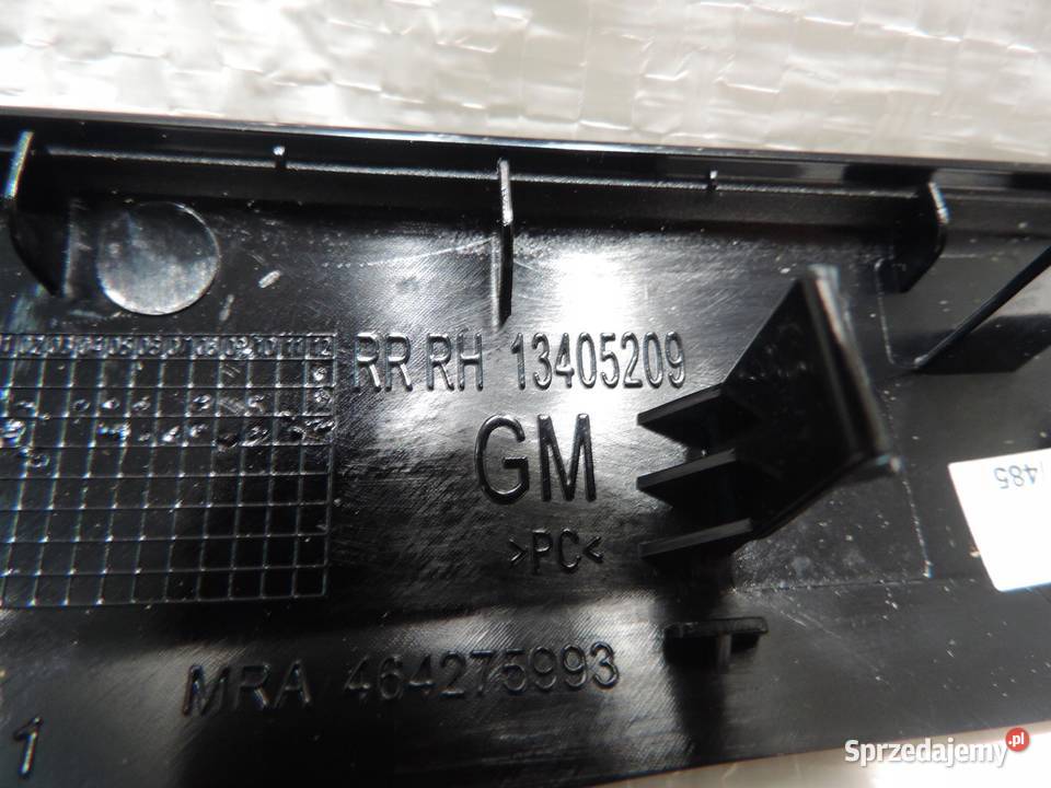 LISTWA OZDOBNA OPEL CORSA E 13405209 NOWA osobowe kujawsko-pomorskie