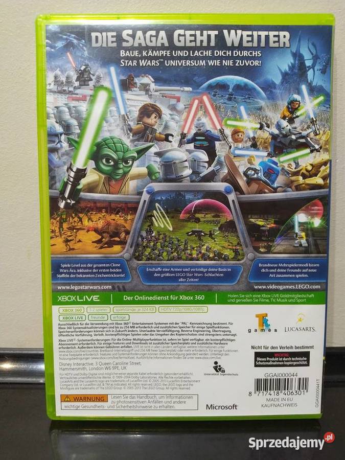 gry XBox 360 Too Human Star Wars III Kinect Kraków