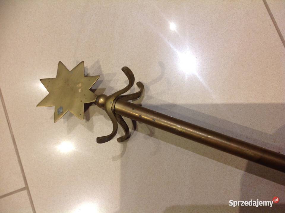 Stojak Mosiężny Na Biżuterię Stary Nowa Sól