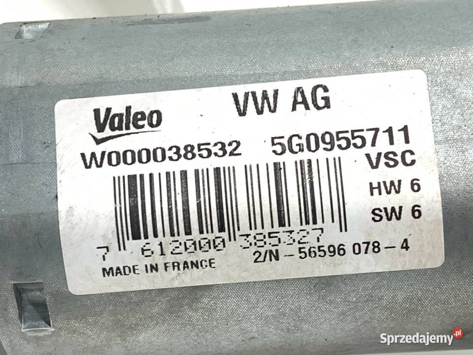 SILNIK WYCIERACZEK TYŁ VW GOLF VII 5G0955711